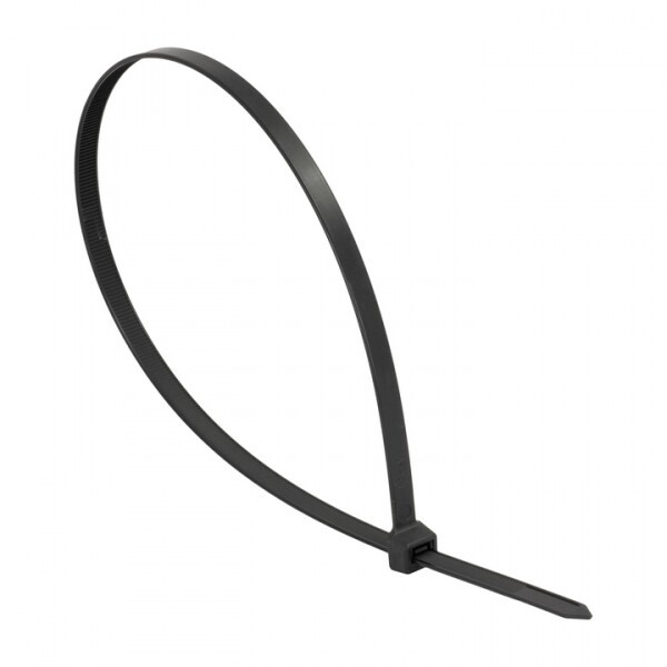 Стяжка кабельная (хомут)  160 х 4,6 мм черная (100шт) FlexLock PROxima