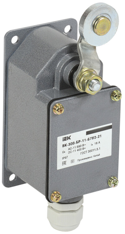 Концевой выключатель ВК-300-БР-11-67У2-21, IP67, IEK