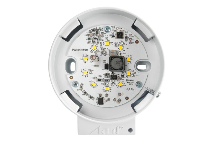 Светильник ЖКХ (LED) 6Вт 670Лм 4000К IP20 оптик/акуст (без стекла) резьба А85 Актей