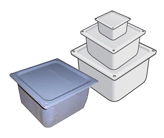 Коробка распред. протяжная метал. с крышкой 500х200х200мм IP54