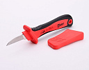 Нож изолированный до 1кВ с прямым лезвием КВТ-Ручной инструмент - купить по низкой цене в интернет-магазине, характеристики, отзывы | АВС-электро