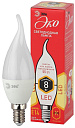 Лампа светодиод. (LED) Свеча на ветру Е14  8Вт 640лм 2700К 230В матов. ЭРА-Лампы светодиодные - купить по низкой цене в интернет-магазине, характеристики, отзывы | АВС-электро