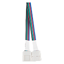 Коннектор для RGB-ленты соед. IP20-IP20 10 мм с проводом GAUSS
