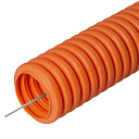 Труба гофрир. ПНД гибкая d20мм оранж. с протяжкой легкая HF (100м) Промрукав-Кабеленесущие системы - купить по низкой цене в интернет-магазине, характеристики, отзывы | АВС-электро